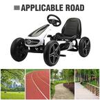 Mercedes Benz Go Kart Kids Ride-On Racer Cars 4 Wheel Pedal Powered Bicycle Kart