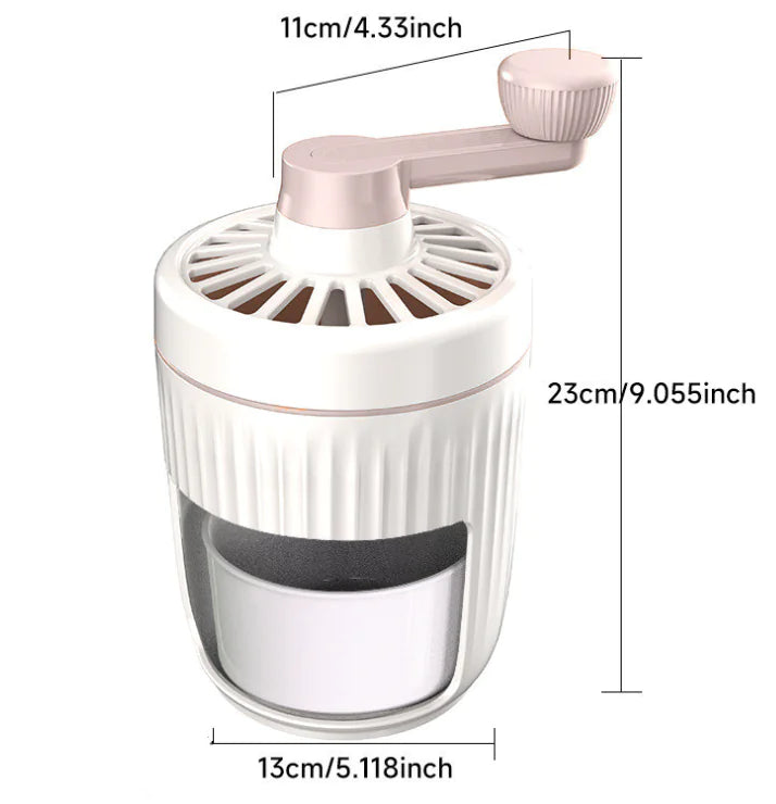 Manual Ice Shaver for Home Use - Compact Machine zd