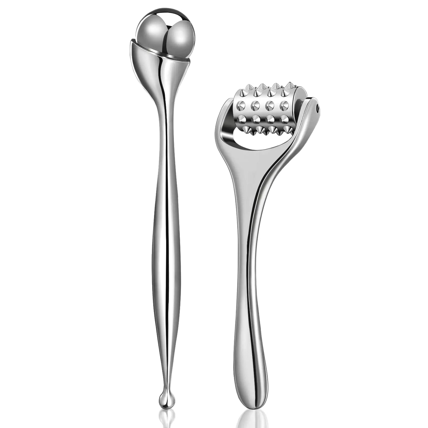 QooWo Eye Roller Upgrade 2 in 1 Kit Face Rollers Tool for Puffiness Eye Bags Eye Soreness