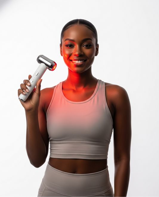 Caring for Deeper Skin Tones with Red Light and Microcurrent