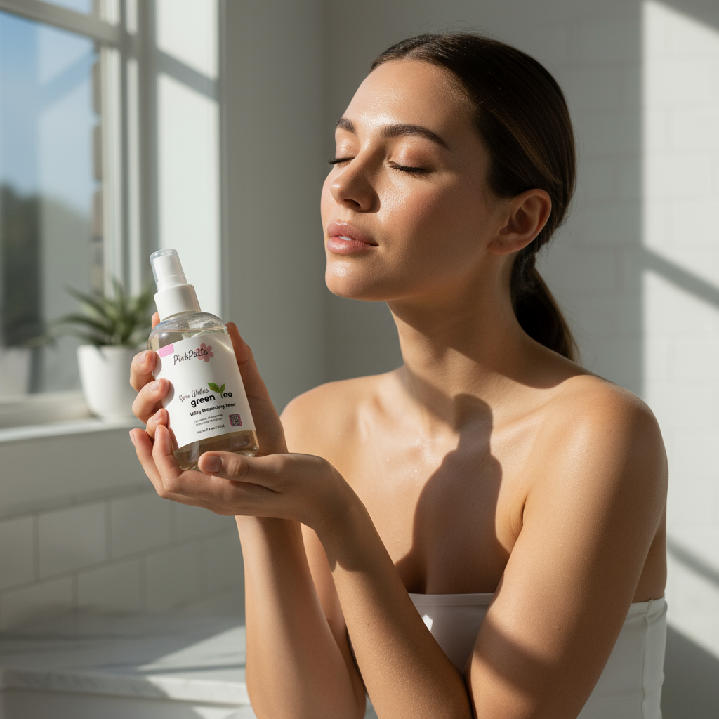 Rose Water + Green Tea Milky Balancing Toner