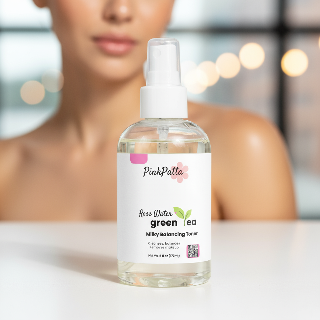 Rose Water + Green Tea Milky Balancing Toner