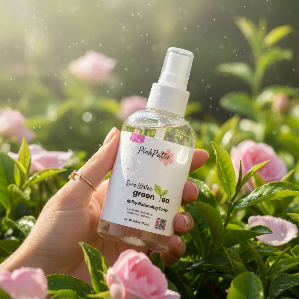 Rose Water + Green Tea Milky Balancing Toner