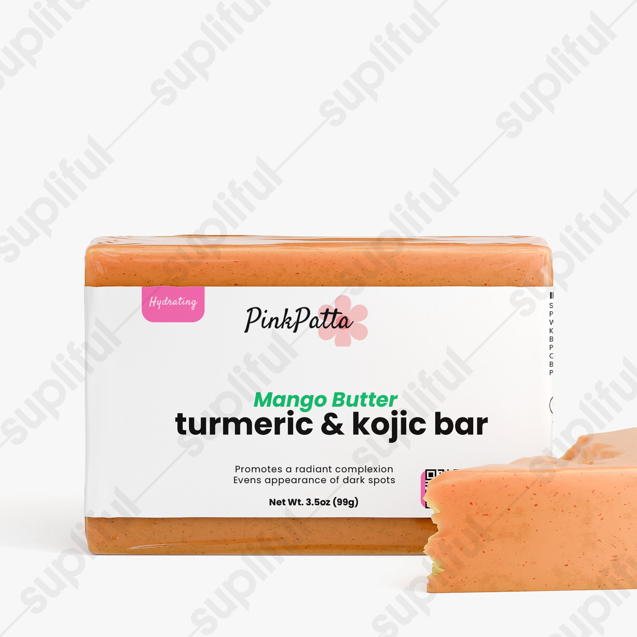 Kojic Acid & Organic Turmeric Brightening Mango Butter Soap (3 Pack)