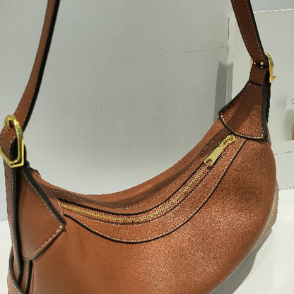 Leather One-shoulder Handbag