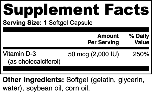 Boost D3 | Vitamin D3 2,000 IU