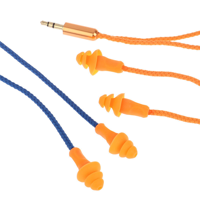 Safety Earbuds Soundproof Wired Headphones