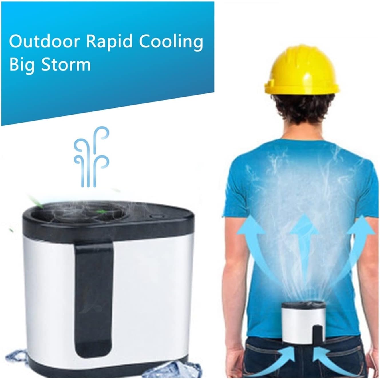 Portable Outdoor Waist Hanging Cooling Fan