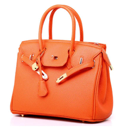 Mini Leather Handbag w/ Shoulder Strap