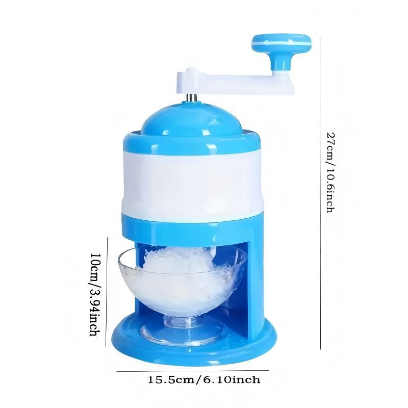 Ice Crusher Manual, Manual Ice Crusher Machine for Home, Ice Shaver with Hand Crank For Summer Parties And Barbecues