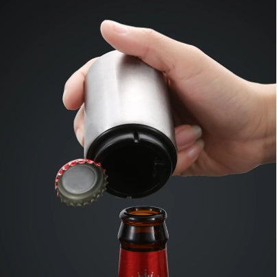 Stainless Steel Bottle Opener Web Celebrity Bar Press Opener Bottle Opener Automatic Summer Party- Cjc