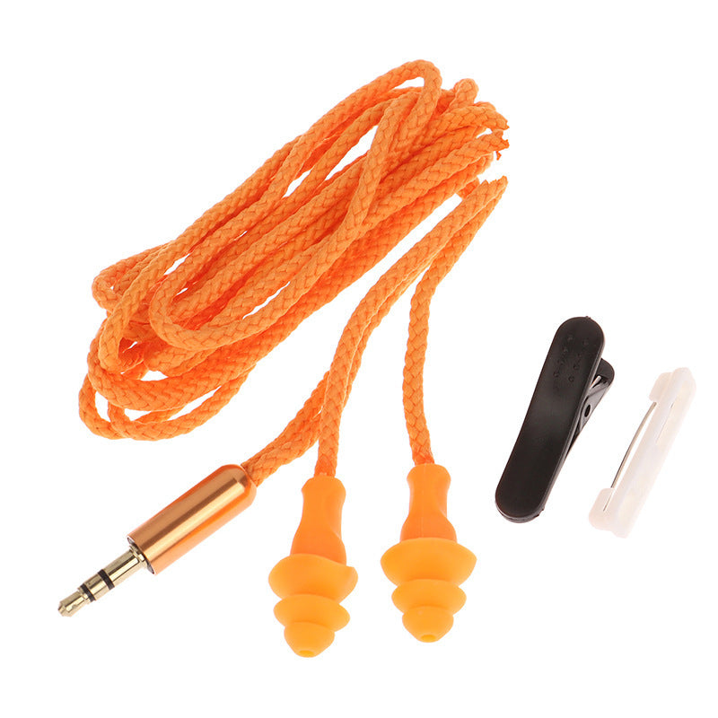 Safety Earbuds Soundproof Wired Headphones