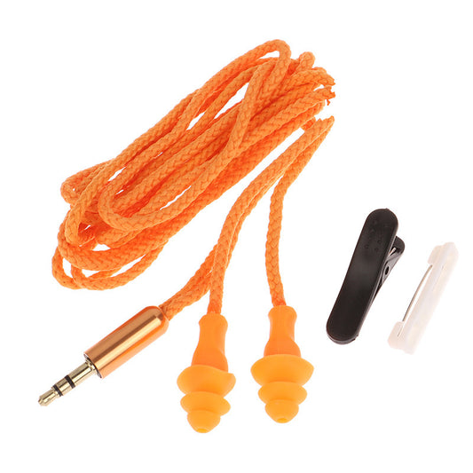 Safety Earbuds Soundproof Wired Headphones