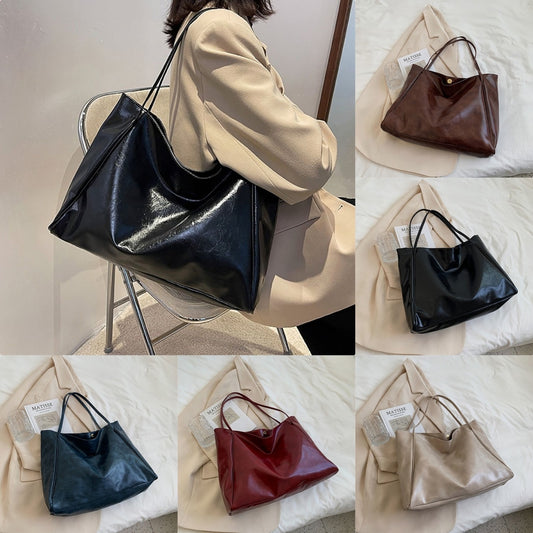 Vintage Women's Tote Fashion Leather Shoulder Bag
