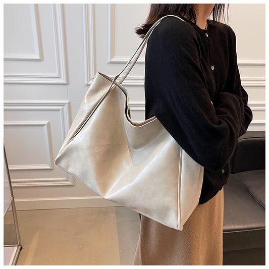 Vintage Women's Tote Fashion Leather Shoulder Bag