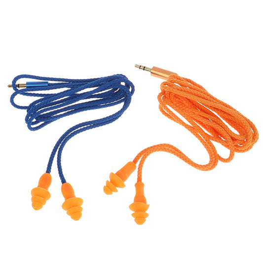 Safety Earbuds Soundproof Wired Headphones