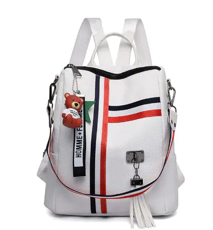 Leather Travel Backpack