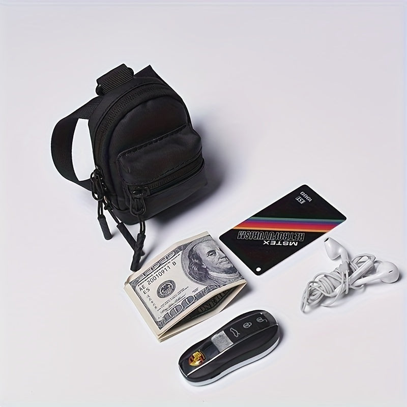 Mini Backpack Bag Charm For Men And Women With Lanyard