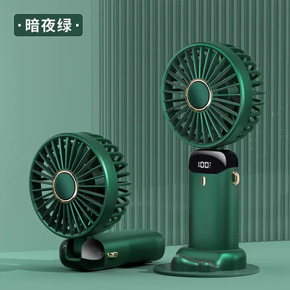 Mini USB Portable Desktop Folding Fan for Office Use -zd
