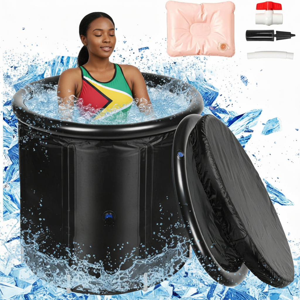 105 Gallons Ice Bath Cold Plunge Tub With Cover For Indoor Outdoor For Recovery, Cold Water Therapy, Athletes