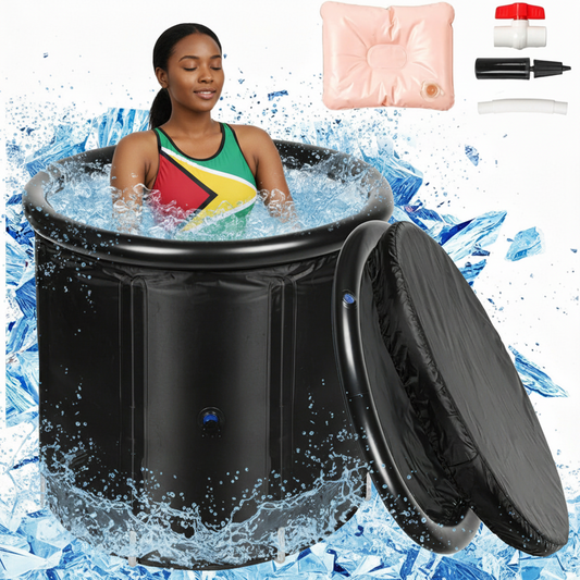 105 Gallons Ice Bath Cold Plunge Tub With Cover For Indoor Outdoor For Recovery, Cold Water Therapy, Athletes