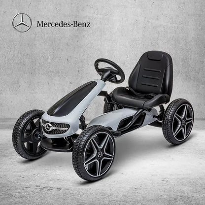 Mercedes Benz Go Kart Kids Ride-On Racer Cars 4 Wheel Pedal Powered Bicycle Kart