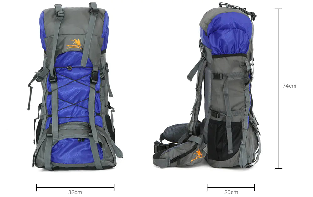 60L Waterproof Outdoor Hiking Backpack for Travel