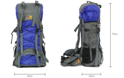 60L Waterproof Outdoor Hiking Backpack for Travel
