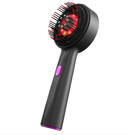 Electric Massage Comb Home Scalp Drain Comb Red Light Anti-slip Hair Care Multi-functional Massage Comb-zd