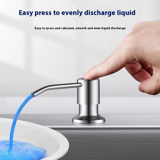 Soap Dispenser with Curved Nozzle
