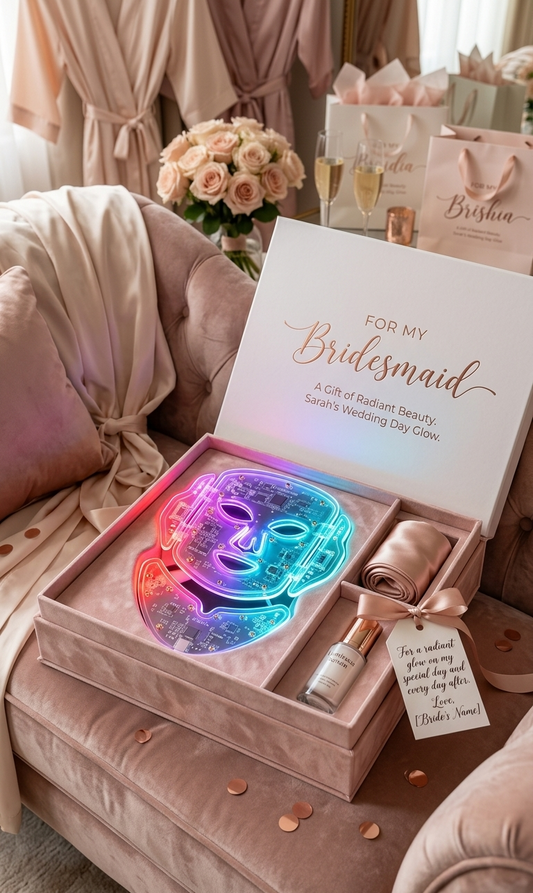 LumiDerma™ LED Face + Neck Mask - 7-Color Light Therapy & Microcurrent