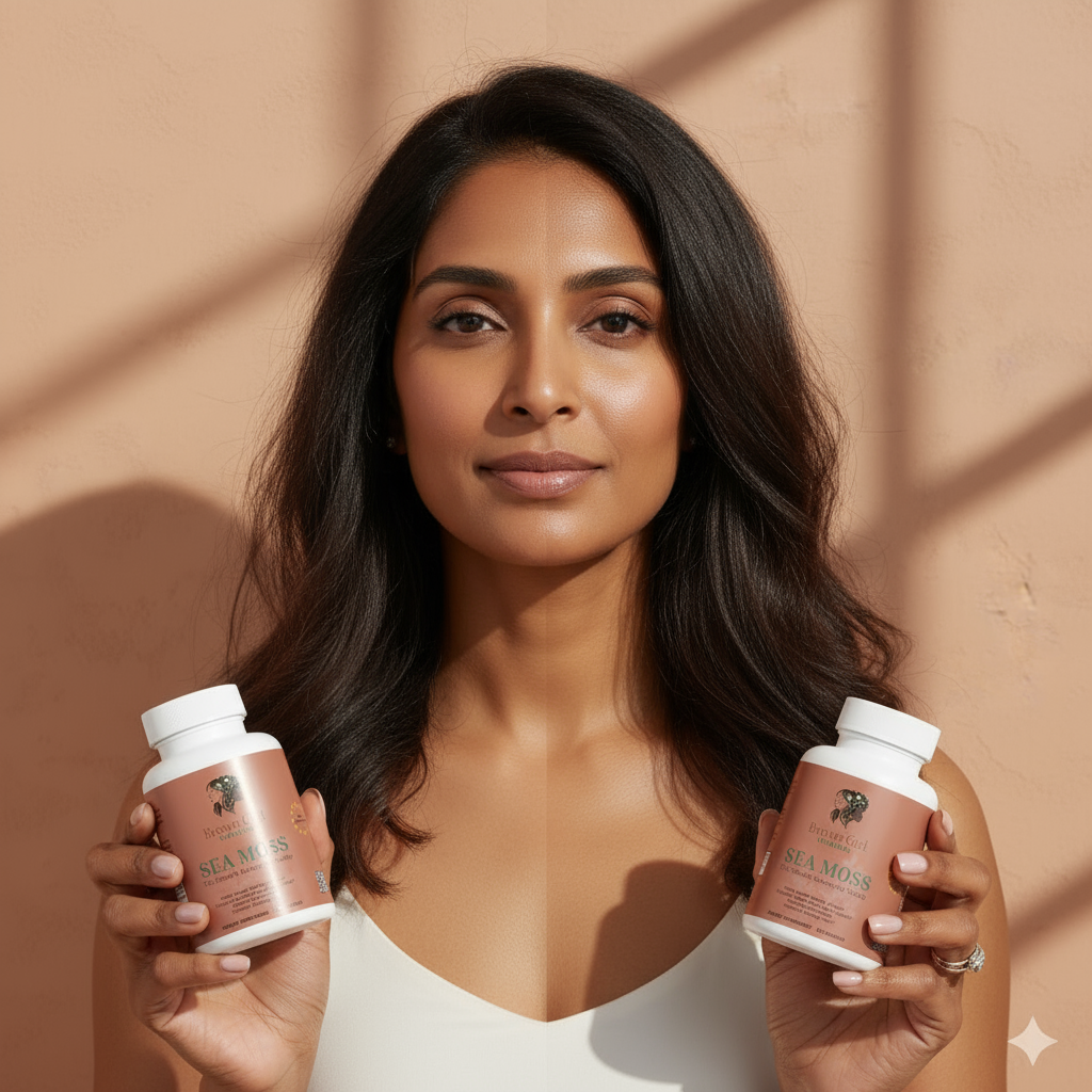 30-Day "Brown Girl Hair Reset" Starter | Prana Samudra Sea Moss + Hair Oil