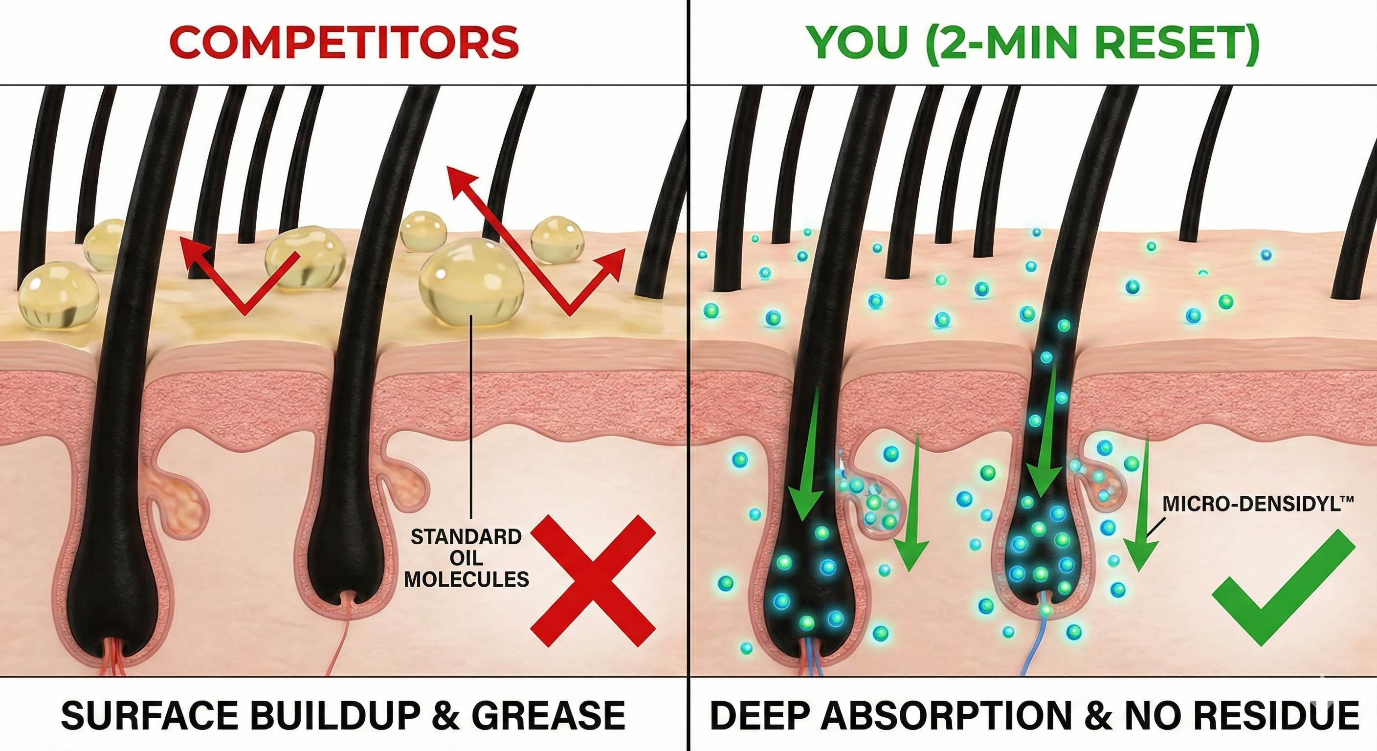 2-Min Scalp Reset Serum | Rosemary & Densidyl™ (Lightweight Formula)