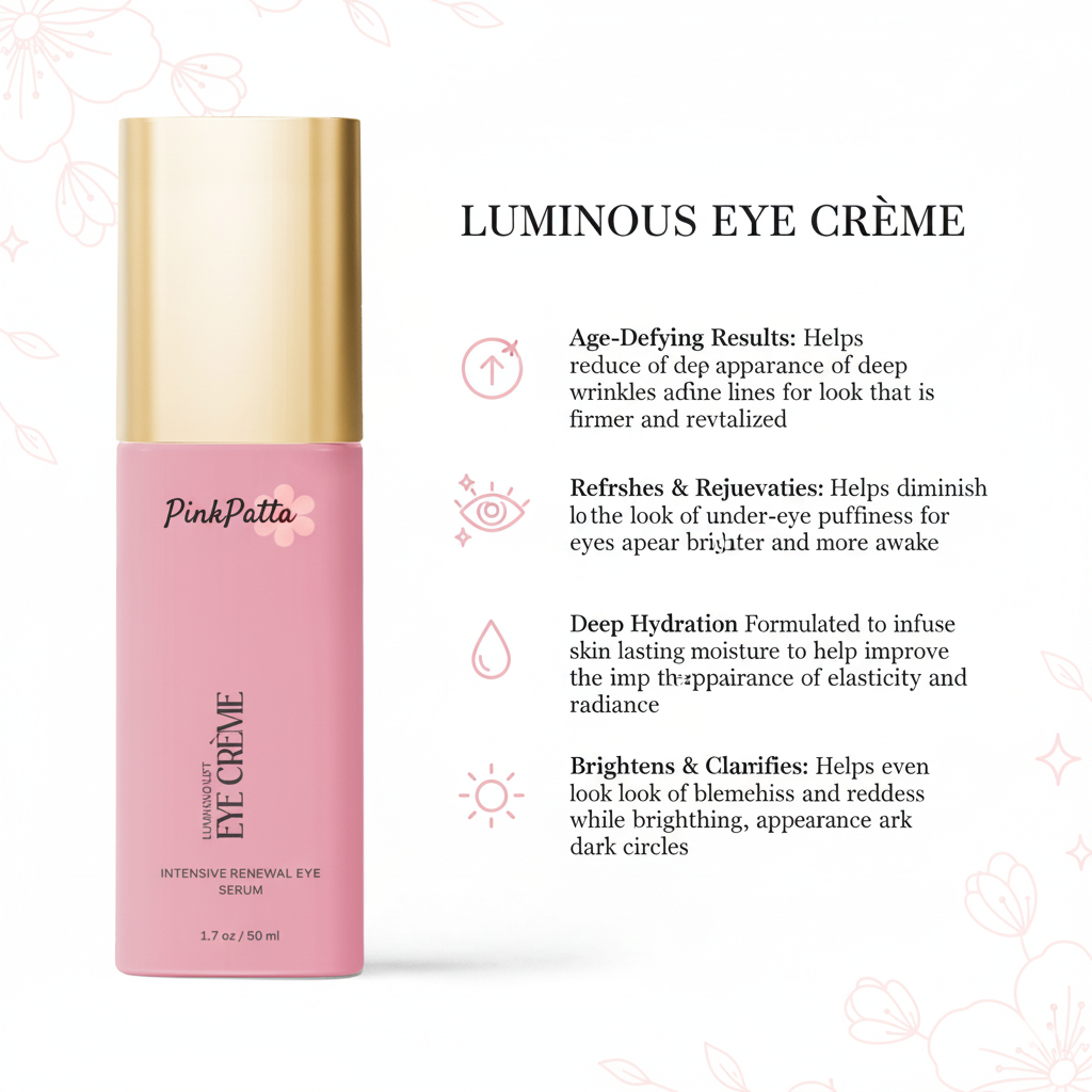 Luminous Lift Eye Créme - Hydrating & Brightening Eye Treatment