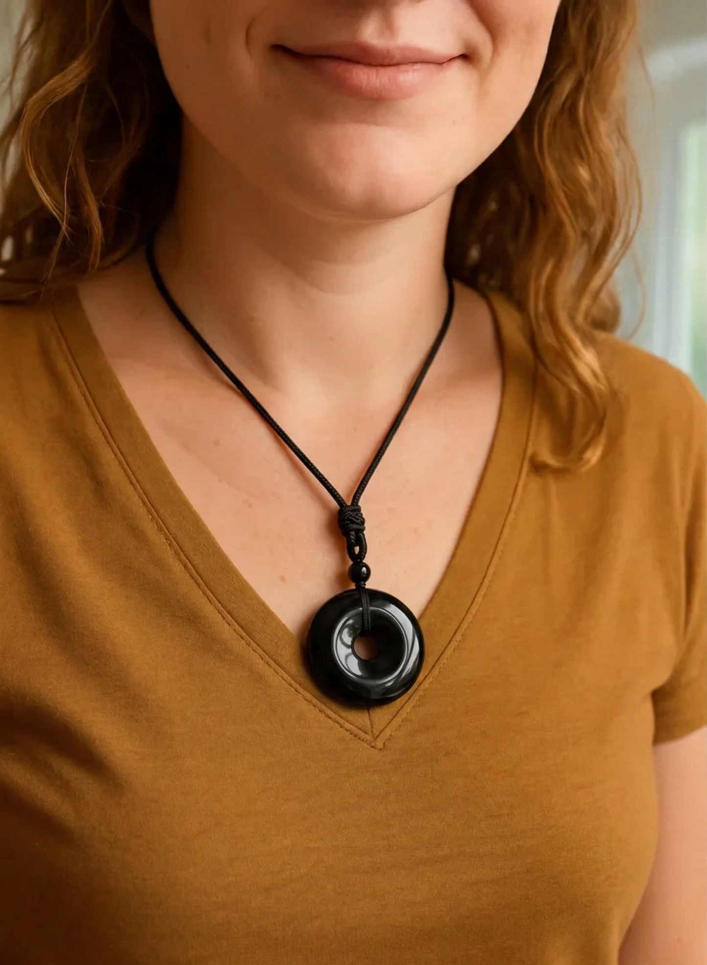 AuraGuard Obsidian Necklace