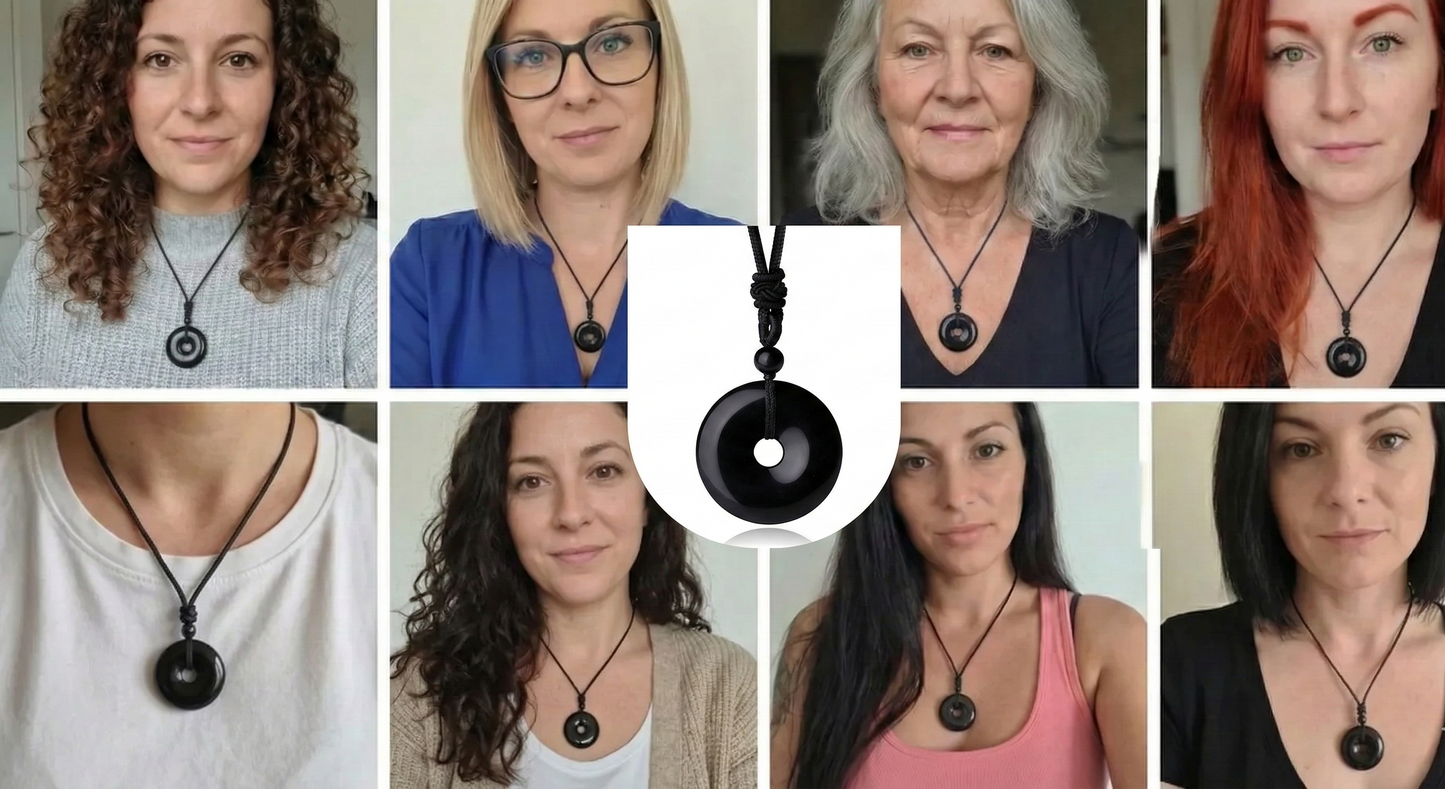 AuraGuard Obsidian Necklace