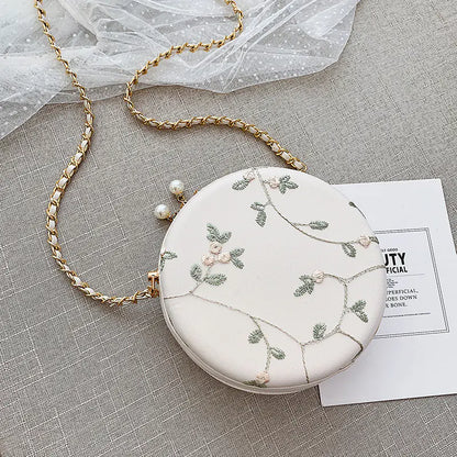 Summer Women's Crossbody Bag - Trendy Mini Round Bag