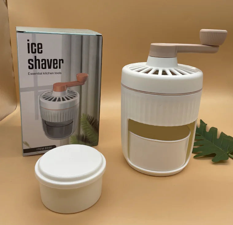 Manual Ice Shaver for Home Use - Compact Machine zd