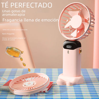 Mini USB Portable Desktop Folding Fan for Office Use -zd