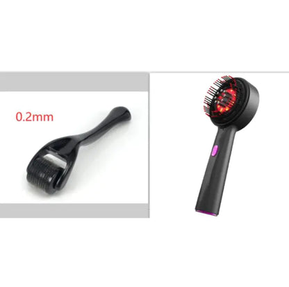 Electric Massage Comb Home Scalp Drain Comb Red Light Anti-slip Hair Care Multi-functional Massage Comb-zd