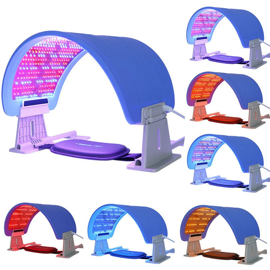 7 Colors EMS LED Facial Mask Photon Light Therapy Lamp PDT Anti Aging Acne Skin Rejuvenation EMS