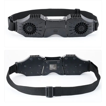 Portable High-Power Waist Fan for Outdoor and Indoor Use