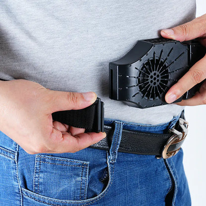 Portable High-Power Waist Fan for Outdoor and Indoor Use