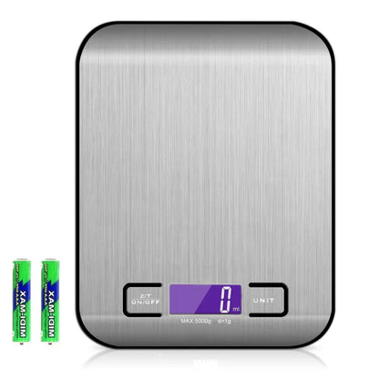 Rechargeable Food Kitchen Scale, Digital Grams and Ounces for Weight Loss, Baking, Cooking, Keto and Meal Prep, LCD Display,
