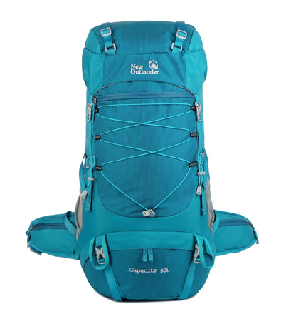 50L Outdoor Nylon Mountaineering Backpack for Hiking