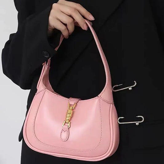 Mini Leather Handbag - Crossbody Style