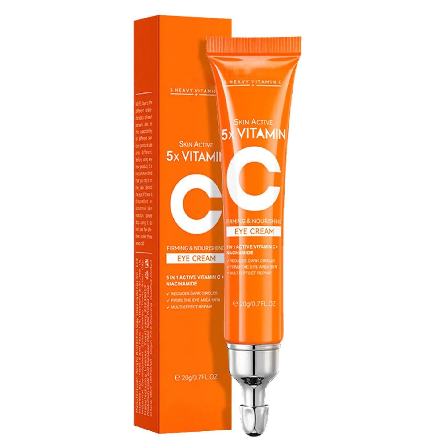Vitamin C Brightening Eye Cream – Dark Circles, Puffiness & Fine Lines