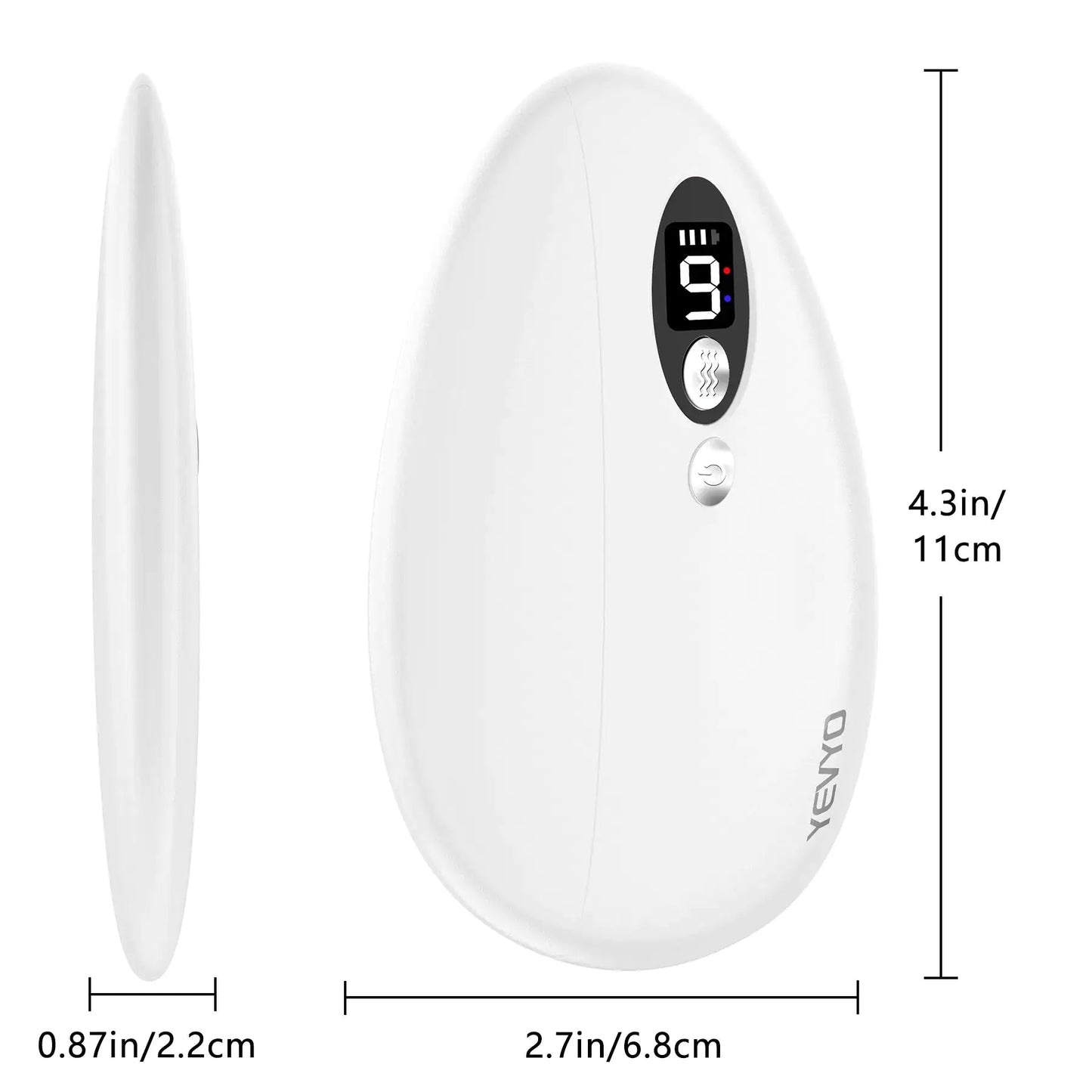 Electric Gua Sha Massager - Heated Vibrating Face & Body Sculpting Tool