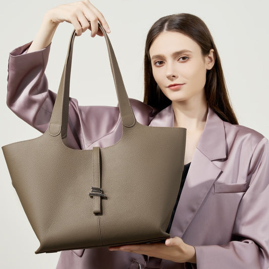 Leather Cowhide Portable Shoulder Bag