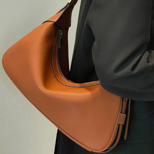 Leather One-shoulder Handbag